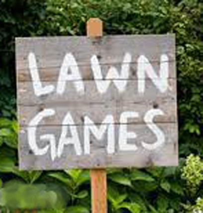 Lawn Games sign