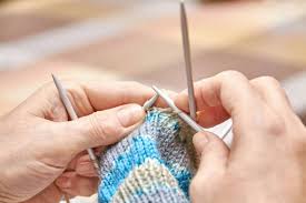 knitting hands