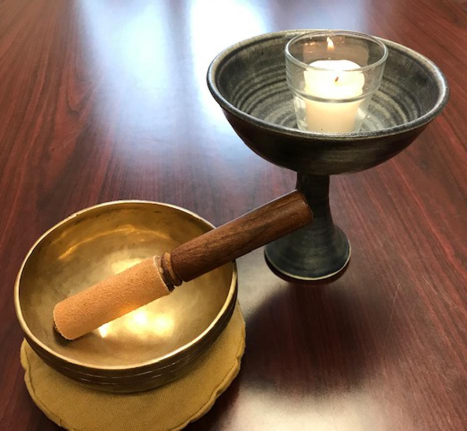 candlelight and incense