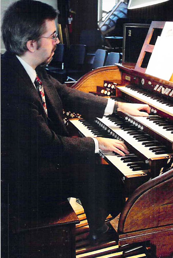Geoff Wieting at organ